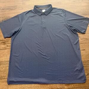New Callaway Men's Swing Tech Chev Opti-Dri Blue Polo Size 2XL